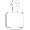 Wag Plaquettes De Frein à Disque Semi-métalliques Magura Mt7 4p Strong