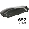 Farad Marlin N7 - Dakkoffer - 680 liter inhoud - Hoogglans Zwart