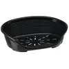 Ferplast Hondenbed Plastic Deluxe Zwart - Hondenmand - 49x36x17.5 cm