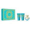 Versace Set de parfum pour femme EDT Dylan Turquoise 3 pièces