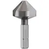 FERVI Fraise a 90 degres a 3 cannelures de 16 mm pour tournevis