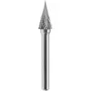 FERVI Lime rotative hm pointe conique cruciforme 3x11 mm tige 3