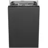 Smeg ST4523IN - Lave-vaisselle - intégrable - Niche - largeur : 45 cm - profondeur : 55 cm - hauteur : 82 cm - noir