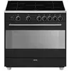 SMEG BG91IAN2 - Inductiefornuis - 90 cm - 5 zones - Antraciet