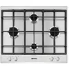 Table de cuisson Gaz SMEG P260XGH 4 foyers - Marque SMEG - Largeur 60cm - Acier inoxydable