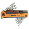 Beta Utensili Clé à Molette T9/t10/t15/t20/t25/t27/t30/t40 8 Pièces