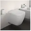 Ideal Standard, Abattant WC, Haengeskål i.life S m/sc saede rimles hvi...