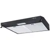 Rosieres - hotte visière 60cm 348m3-h noir - rhc638-1pn
