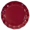 ASSIETTE PLATE X10 BORDEAUX