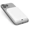 SBS Magnetische powerbank - MagSafe compatible - 5000 mAh - USB-C - Wit