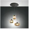 Fabas Luce, Suspension, Suspension Nordal E27 Ø580mm noir ambre (E27)