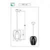 Fabas Luce, Suspension, Suspension Camp E27 Ø400mm Noir (E27)