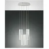 Suspension circulaire Fabas Luce Prado 8 lumières   LED 52 W à intensi...