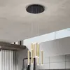 Suspension circulaire Fabas Luce Prado à 8 lumières   LED 52 W à inten...