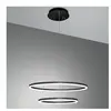 Giotto Lustre suspendu led 52W noir 3508-45-101 Fabas Luce
