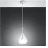 Fabas Luce Lila Dôme Suspension Plafonniers Verre Transparent, E27