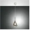 Fabas Luce, Suspension, Suspension Tris E27 Ø200mm Gris (E27)
