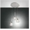 Fabas Luce, Suspension, Suspension Tris E27 Ø520mm Transparent (E27)