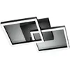 Plafonnier LED moderne BARD 39W Noir 3394-22-101 Fabas Luce