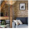 Ideal - Lampadaire LED noir orientable en métal H.180 cm Fabas Luce - ...