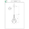 Fabas Luce, Suspension, Suspension Lila E27 Ø200mm Vert (E27)