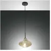 Fabas Luce, Suspension, 372340167Pendelle Budelli couleur champagne (E...