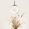 Ariel - Suspension simple transparente de Fabas Luce - LED 8W dimmable...