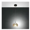 Brena - Suspension simple cognac de Fabas Luce - LED 10W dimmable - Pl...