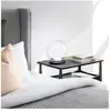 Ariel - Lampe de table transparente Fabas Luce - Lampe tactile LED dim...