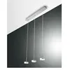 Suspension Fabas Luce Dunk 3 lumières - LED 24 W à intensité variable ...