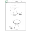 Interio, Lampe de table, Gilardo (750 lm)