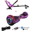 Hoverboard 6.5'' Galaxie violet + Hoverkart  + Bluetooth + Sac de transport+Télécommande