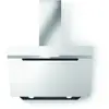 Elica Hotte Cheminée coudée Elica MAJESTIC WH/A/90 - Inox et verre blanc