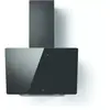 TURBOAIR Hotte Cheminée coudée Turboair VIVACE BL/A/60 - Verre noir/noir