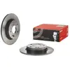 2 disques de frein brembo 08.d758.11