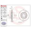 2 disques de frein brembo 09.7011.31