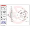 Remschijf 09D60711 Brembo