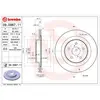 Remschijf 09D98711 Brembo