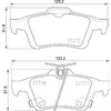 Remblokkenset schijfrem P24216 Brembo