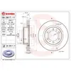 Remschijf 09D61711 Brembo