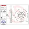 Remschijf 09D06111 Brembo