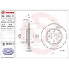 Remschijf 09D25311 Brembo