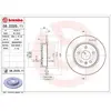 Remschijf 08D22511 Brembo