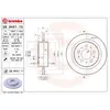 2 disques de frein brembo vernis uv 08.9441.11