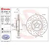 Remschijf 09A7281X Brembo