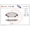 Brembo P61081 Front Disc Brake Pad - Set of 4