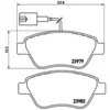 Brembo P23108 Plaquettes de Frein Avant
