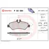 Brembo P50084 Plaquettes de Frein Arrière