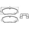 Remblokkenset schijfrem P30084 Brembo