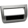 ADNAUTO Facade Autoradio 1din Pour Lancia Ypsilon 03-11 - Gris Fonce